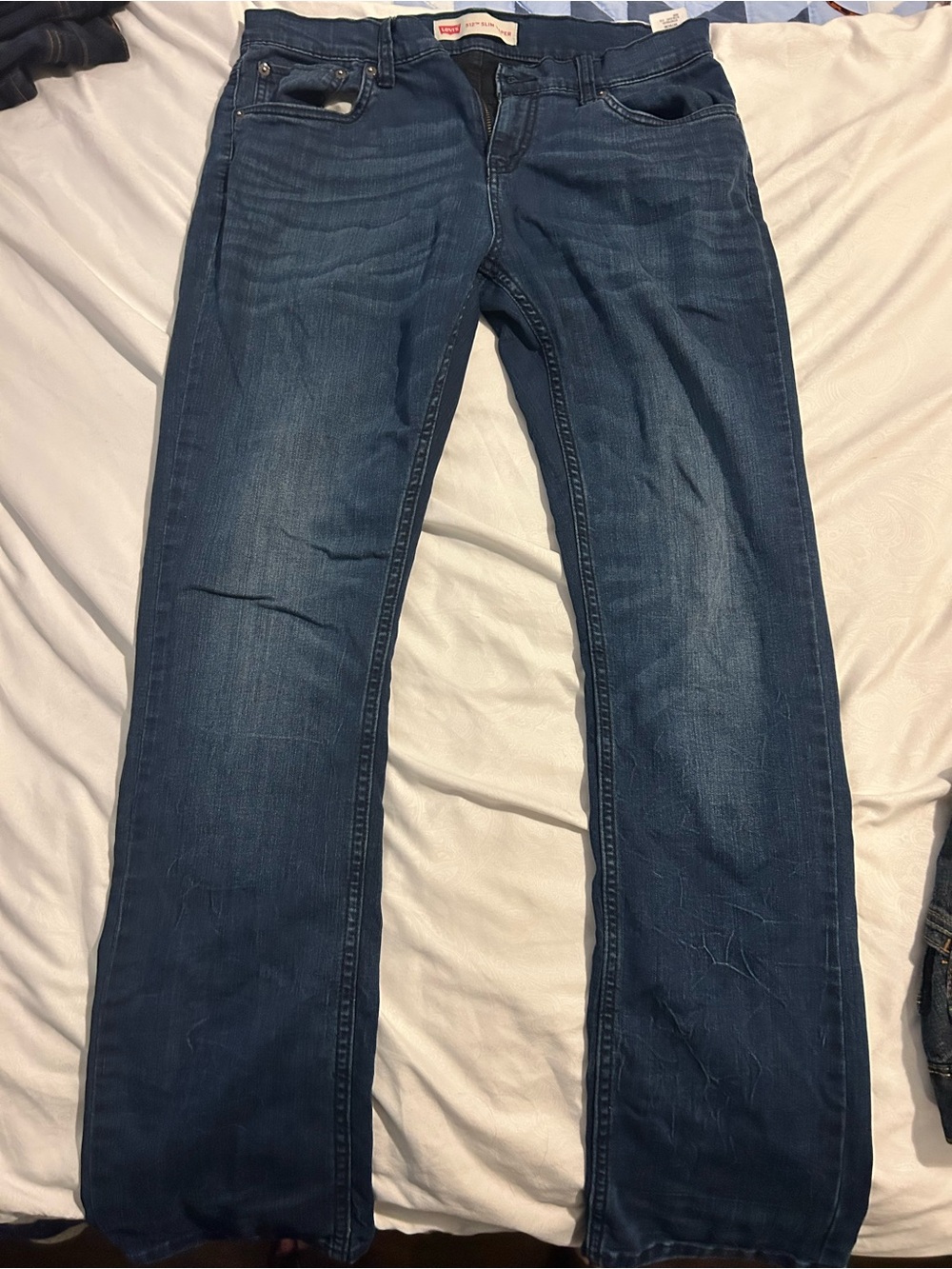 Levi's 513 Slim Taper Straight leg Women's Blue Straight Jeans